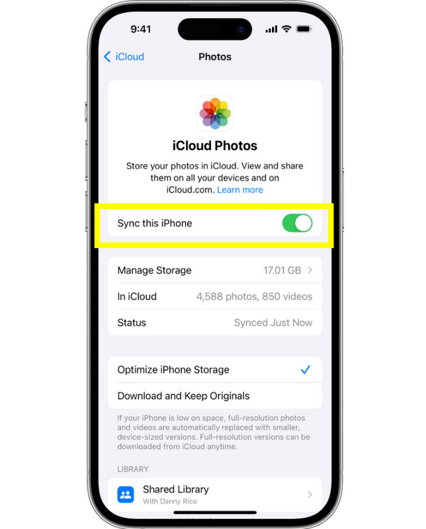 Ενεργοποίηση του Icloud σε συσκευή iOS