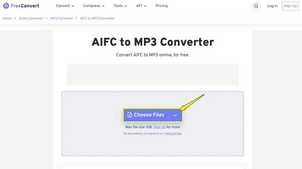 Aifc को MP3 में निःशुल्क रूपांतरित करें