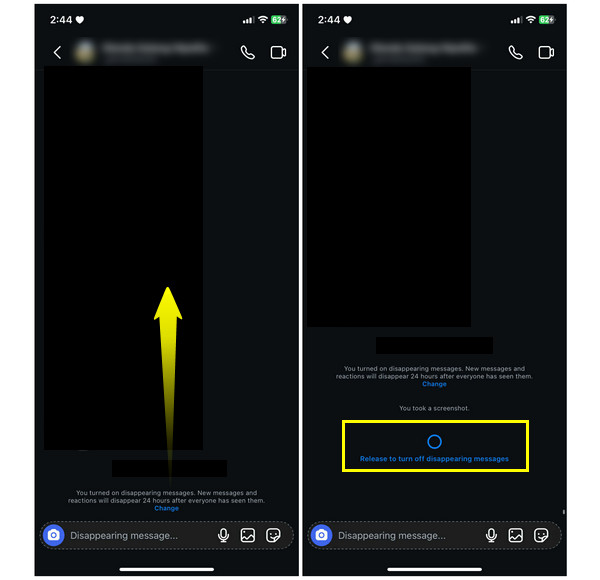 Απενεργοποίηση λειτουργίας Vanish στο Instagram για iPhone