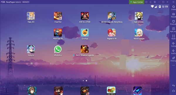 Εξομοιωτής Noxplayer Android