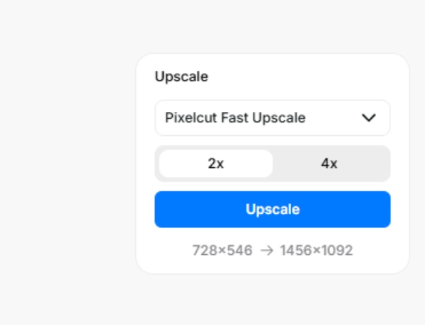 Pixelcut Upscale iMage