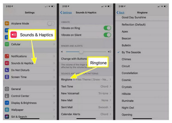 Setează tonul de apel pe iPhone