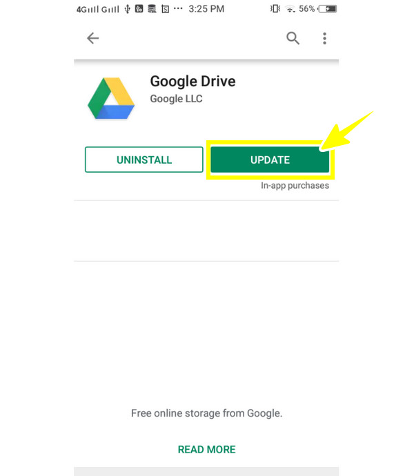 Atualize seu aplicativo Google Drive