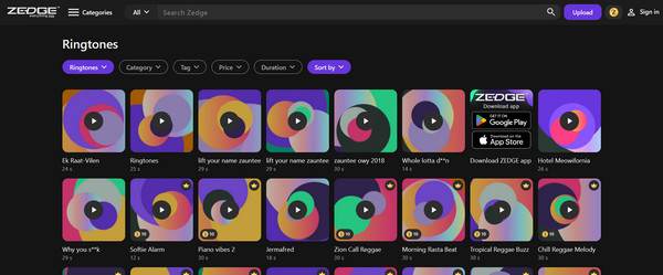 Zedge Free Tingtones For iPhone