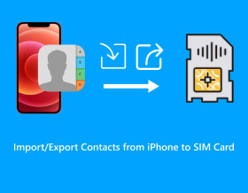 นำเข้าและส่งออกรายชื่อติดต่อจาก iPhone ไปยังซิมการ์ด