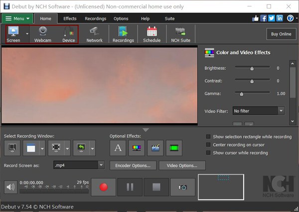 Debut Video Capture