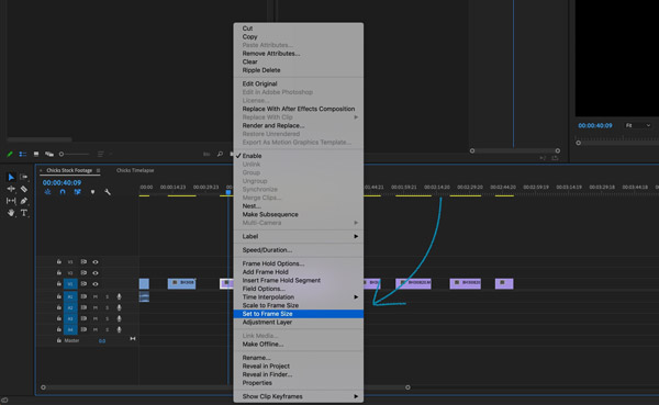 Premiere Pro előkelő videó