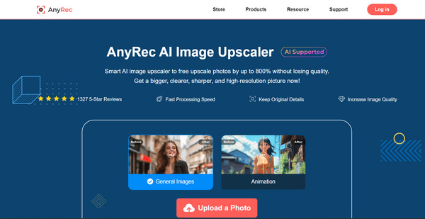 AnyRec AI Image Upscaler