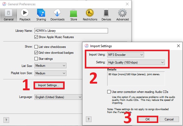 Cambiar el formato y la configuración