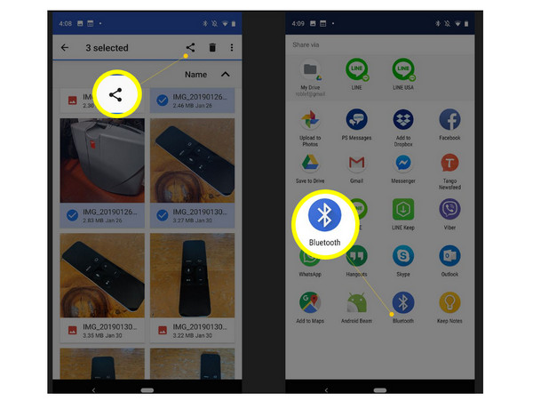 Transferencia de datos por Bluetooth de Android a Android