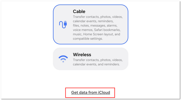 Lấy dữ liệu từ iCloud