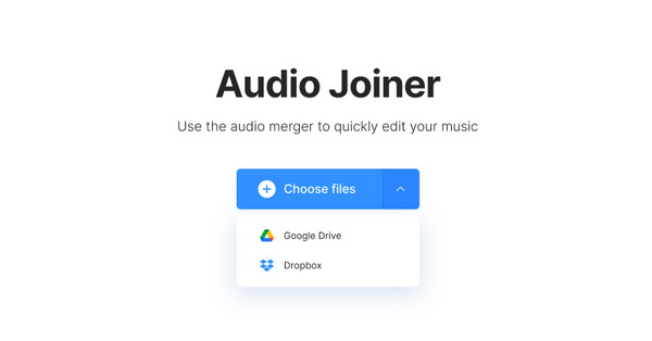 Clideo Audio Joiner