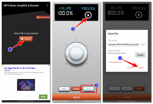 aumentare-mp3-android
