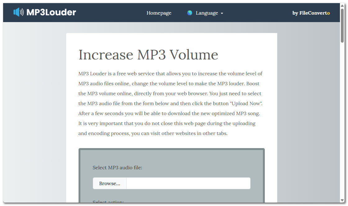Mp3louder Aumenta il volume