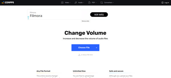 Tagliatore MP3 online, cambia volume
