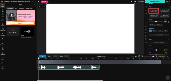 Odstraňte hluk Kapwing