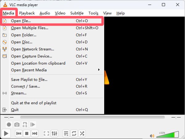Open Audio VLC