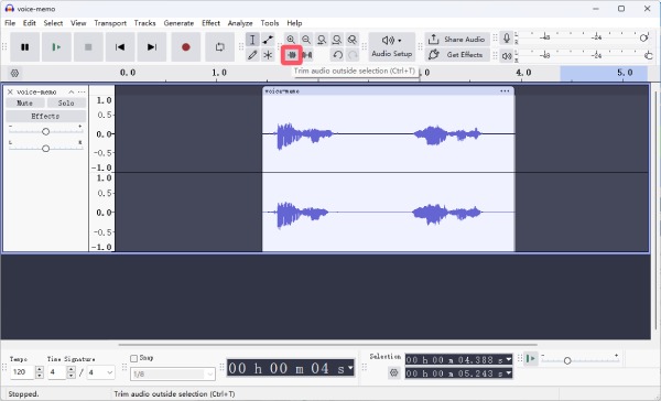 調整音訊 Audacity
