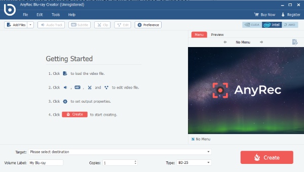 AnyRec Blu-ray Creator screenshot