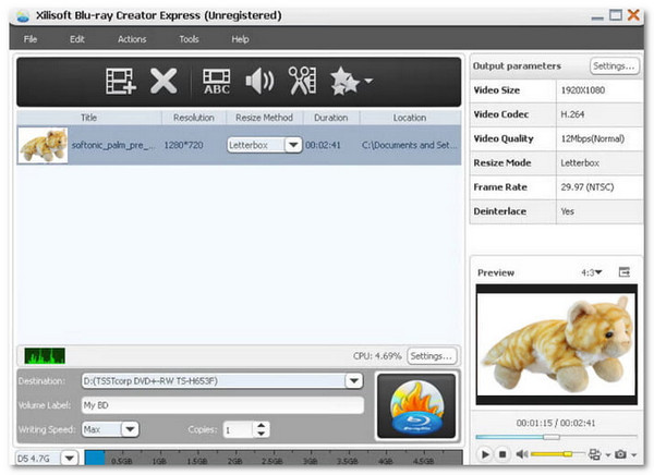 Xilisoft Blu-ray Creator Express