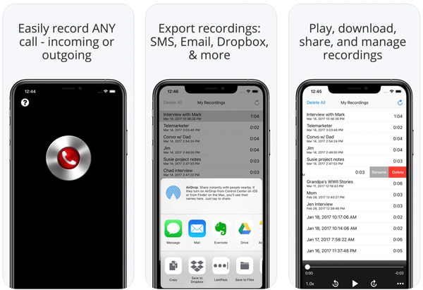 Call Recorder Lite dành cho iPhone