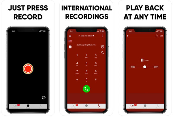 Grabador de llamadas iRec para iPhone