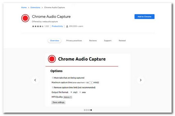 Chrome Recorder Chrome Audio Capture
