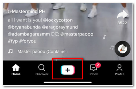 tiktok Meerdere video's toevoegen knop
