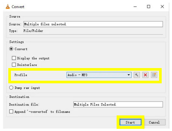 VLC Konverter M4A til MP3