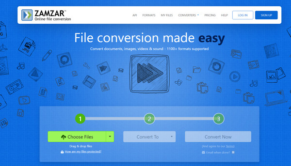 Zamzar M4A til MP3-konverter