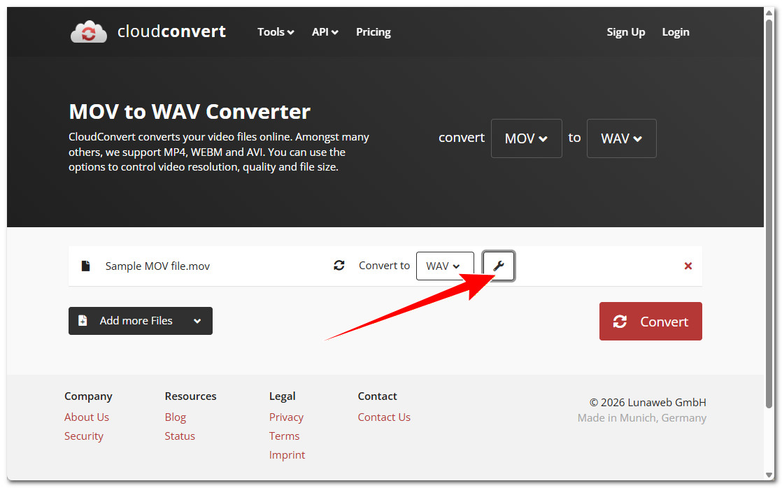 雲端轉換扳手編輯參數