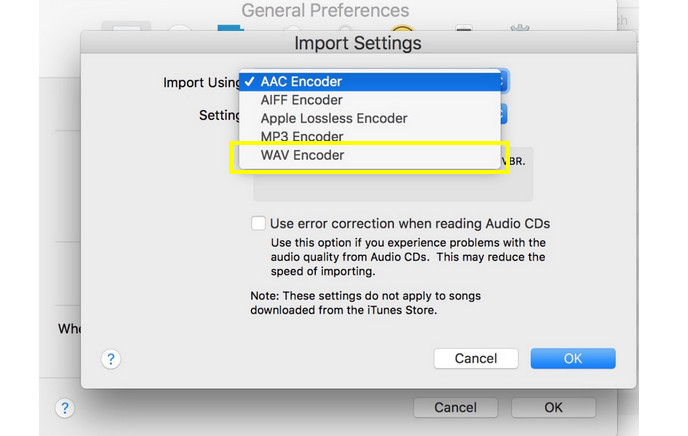 Convert MP4 to WAV with iTunes