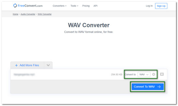 Konvertera M4A till WAV Freeconvert