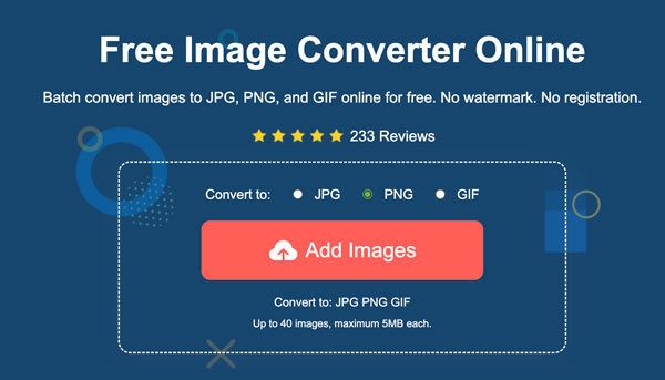 Anyrec gratis bildekonverterer på nett