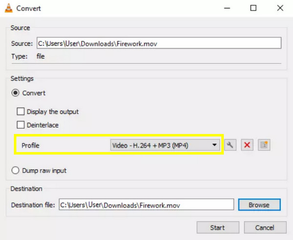 تحويل ملفات AVI إلى MP4 باستخدام برنامج VLC