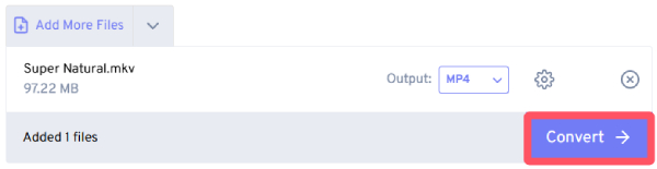 FreeConvert MKV to MP4