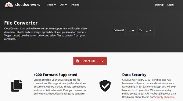 CloudConvert Konwertuj VLC do MP4