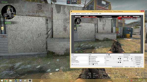 用obs錄製CSgo