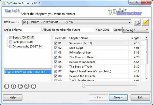 DVD Audio Extractor Software
