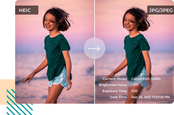 Heic-to-jpg พร้อม Exif Data