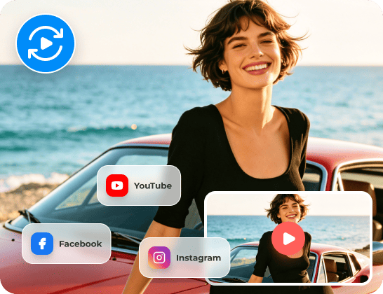 将视频转换为 YouTube 和 Facebook 格式