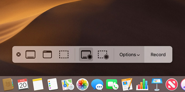 การจับภาพหน้าจอ Apple Mac