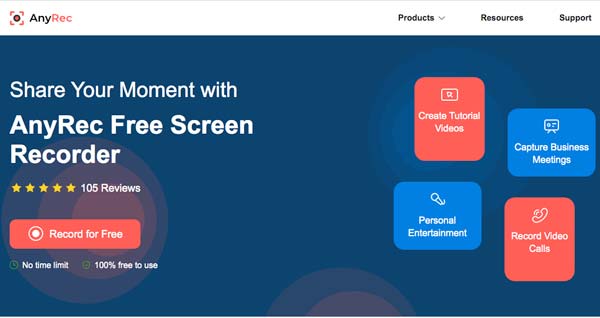 AnyRec Free Screen Recorder