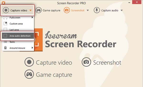 Icecream Game Screen Recorder