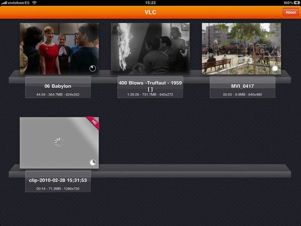 VLC Mainkan Fail FLV pada iPad