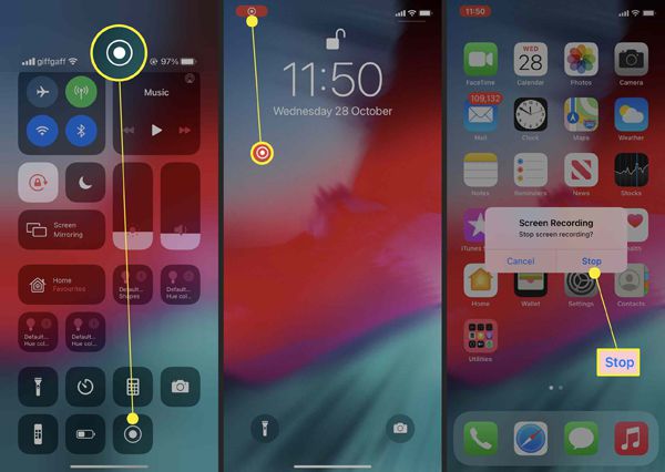 Nagrywaj rozmowę wideo Tango na iPhonie