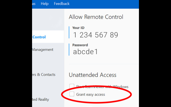 Teamviewer Create Remote Access