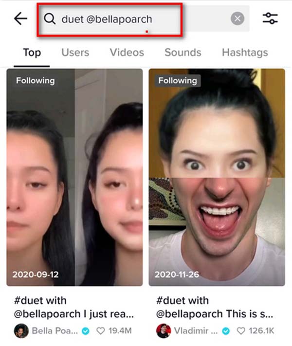 Tên người dùng TikTok Dute