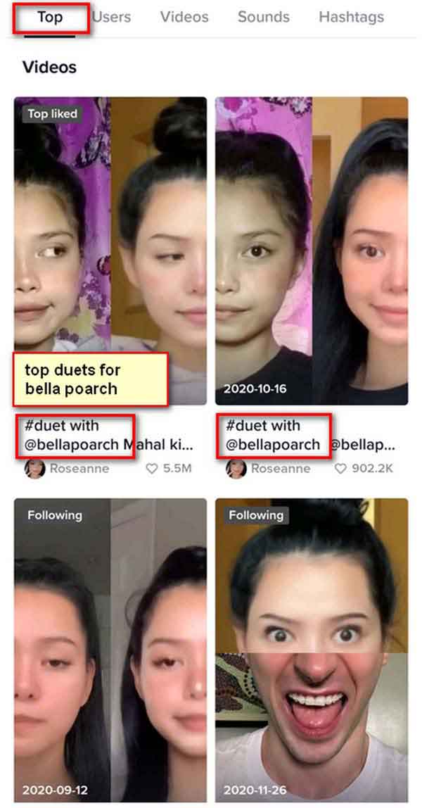 Risultati della ricerca su TikTok I migliori video