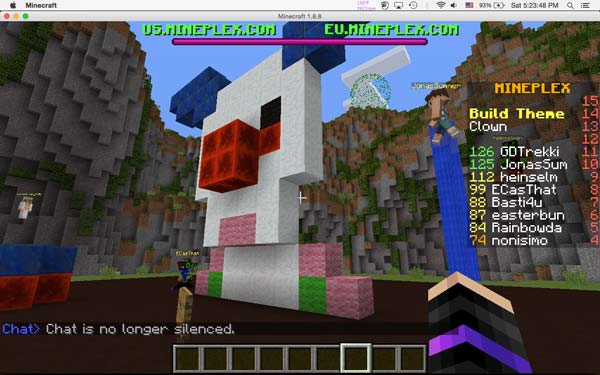 在 Minecraft Mac 中截取屏幕截图